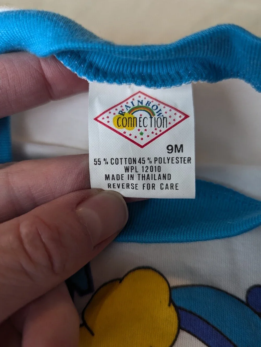 Vintage 80s Clown Infant Outfit - Rainbow Connection sz 9M
